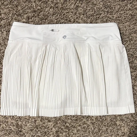 lululemon athletica White Pleated Skater Skirt - Picture 3 of 3